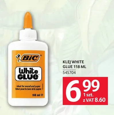 Klej BIC White Glue promocja w Selgros