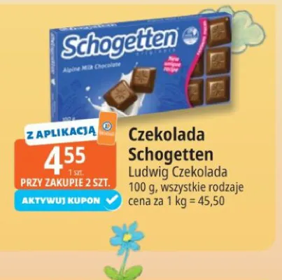 Czekolada Schogetten promocja w Leclerc