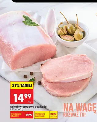 Schab wieprzowy bez kości promocja w Biedronka
