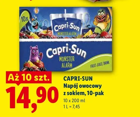 Napój owocowy Capri-Sun 10-pak 200 ml promocja w Lidl