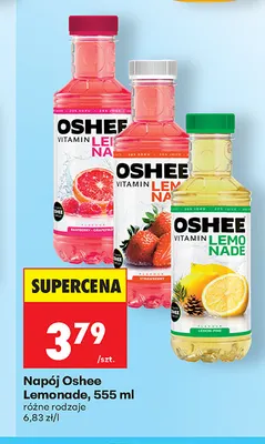 Napój Oshee Vitamin Lemonade Strawberry promocja w Biedronka