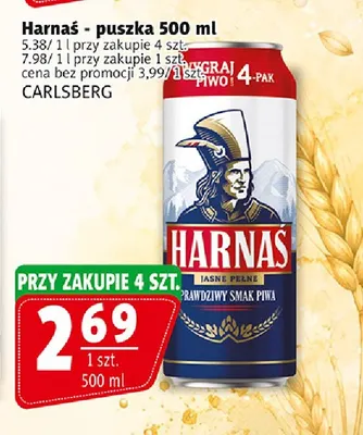 Piwo Harnaś promocja w Prim Market