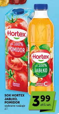 Sok 100% pomidor Hortex promocja w Groszek