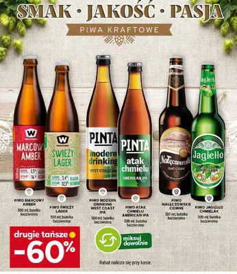 Piwo modern drinking west coast ipa promocja w Stokrotka