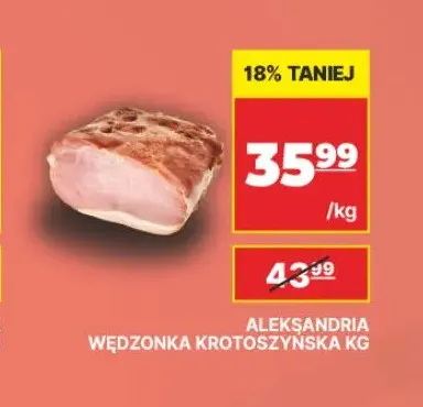 Wędzonka krotoszyńska Aleksandria promocja w API Market