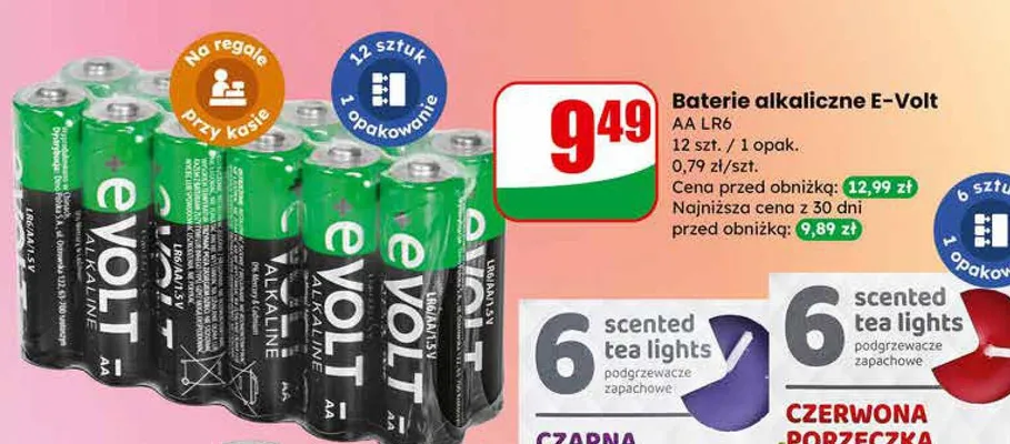Baterie alkaliczne AA LR6 promocja w Dino