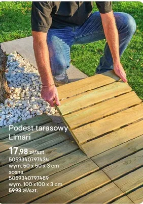Podest tarasowy Limari promocja w Castorama