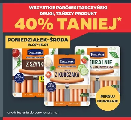 Parówki Tarczyński promocja w Netto