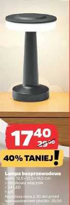 Lampa bezprzewodowa 3 rodzaje światła 24 LED promocja w Netto