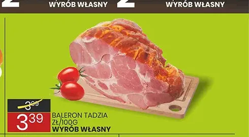 Baleron Tadzia promocja w Wafelek