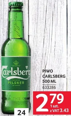 Piwo Carlsberg 500ML promocja w Selgros