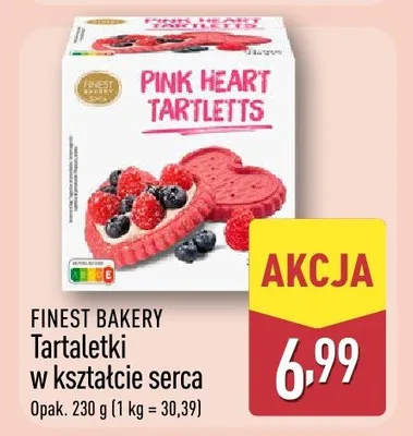 Tartaletki w kształcie serca promocja w Aldi