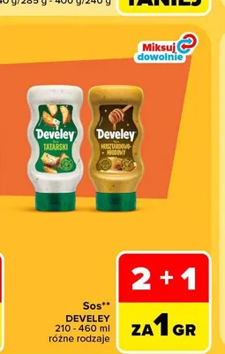 Sos tatarski Develey promocja w Carrefour