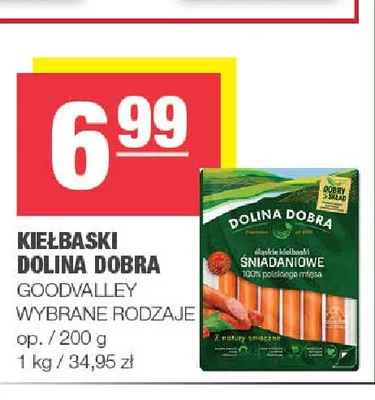 Kiełbaski Dolina Dobra promocja w SPAR