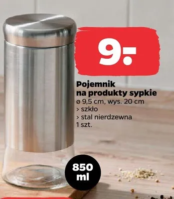 Pojemnik na produkty sypkie promocja w Netto