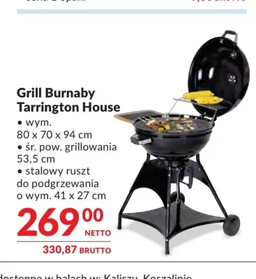 Grill Burnaby Tarrington House promocja w Makro