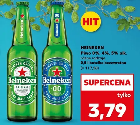 Piwo 0%, 4%, 5% alk. różne rodzaje promocja w Kaufland