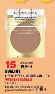 Cień do powiek Eveline Wonder Match promocja w Drogerie Natura