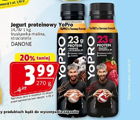 Jogurt proteinowy YoPro stracciatella promocja w Prim Market