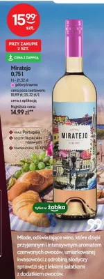 Wino Miratejo półwytrawne promocja w Żabka