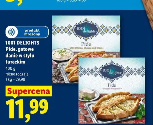 Pide z serem 1001 Delights promocja w Lidl