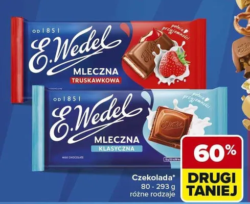 Czekolada E.Wedel Mleczna Klasyczna promocja w Carrefour