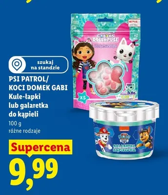 Galaretka do kąpieli Psi Patrol promocja w Lidl