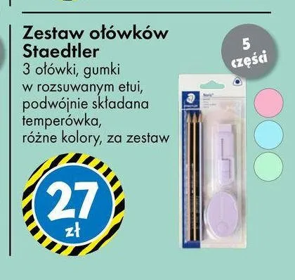 Zestaw ołówków Staedtler promocja w Tedi