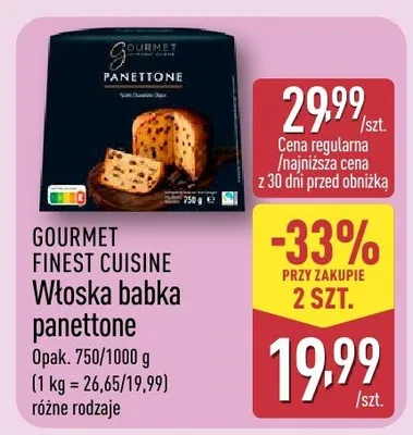Włoska babka panettone promocja w Aldi