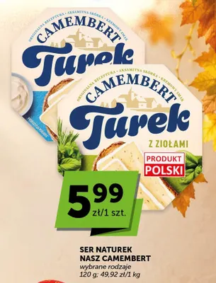 Ser NaTurek Nasz Camembert promocja w ABC
