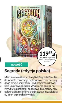 Gra planszowa Sagrada (edycja polska) promocja w Empik