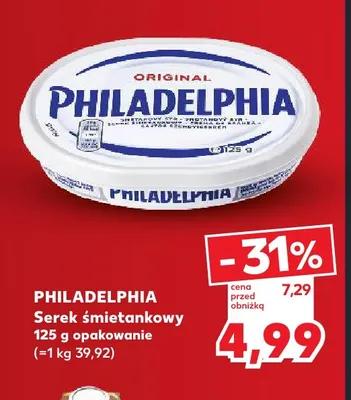 Serek śmietankowy Philadelphia promocja w Kaufland