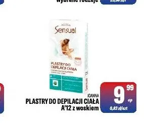 Plastry do depilacji ciała Joanna Sensual promocja w Tomi Markt