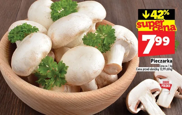 Pieczarka promocja w TOPAZ