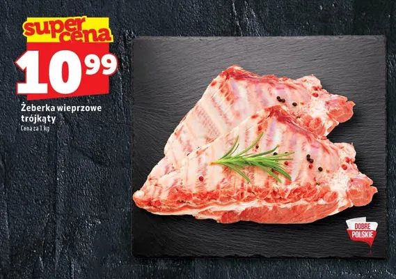 Żeberka wieprzowe trójkąty promocja w TOPAZ