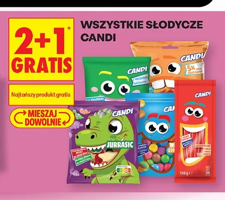 Słodycze Candi promocja w Biedronka