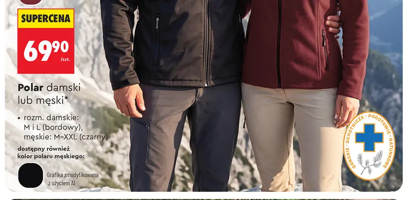 Polar męski HiMountain promocja w Biedronka