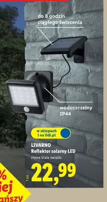 Reflektor solarny LED promocja w Lidl