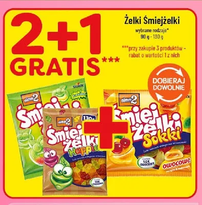 Żelki nimm2 Śmiejżelki Klasyczne promocja w POLOmarket