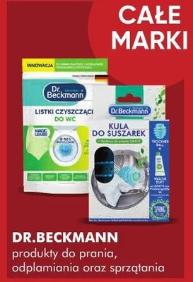 Produkty do prania odplamiania oraz sprzątania Dr.Beckmann promocja w Super-Pharm
