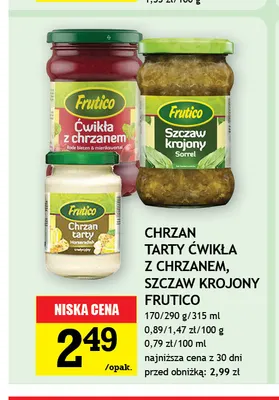 Ćwikła z chrzanem Frutico promocja w Gram Market