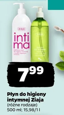 Płyn do higieny intymnej Ziaja (różne rodzaje) promocja w Netto