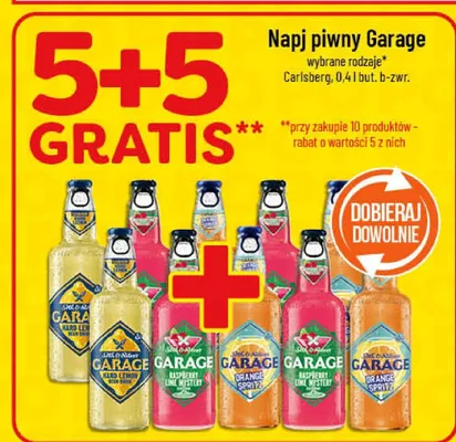 Piwo Garage wybrane rodzaje promocja w POLOmarket