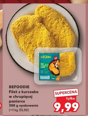 Filet z kurczaka w chrupiącej panierce Befoodie promocja w Kaufland