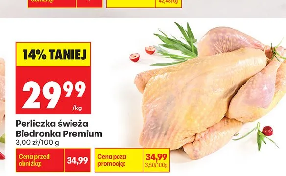 Perliczka świeża Biedronka Premium promocja w Biedronka
