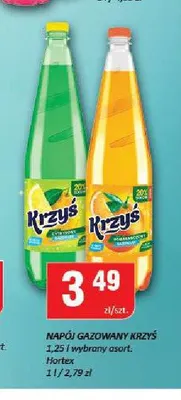 Napój gazowany Krzyś Gruszka promocja w Chorten