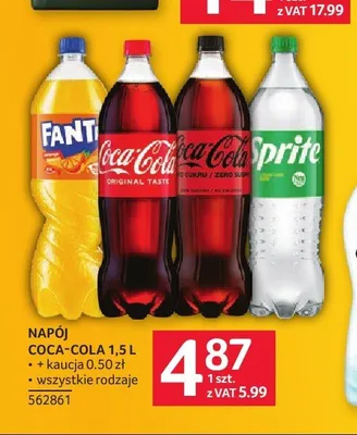 Napój gazowany Fanta promocja w Selgros