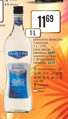 Aperitivo Marconi Bianco 13% promocja w Dino