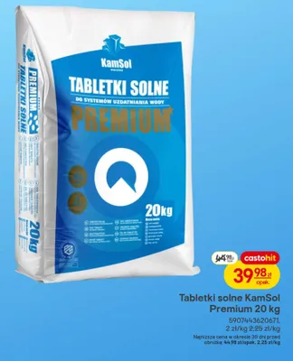 Tabletki solne Premium promocja w Castorama