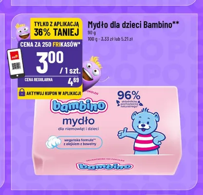 Mydło dla dzieci Bambino promocja w POLOmarket